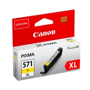 Tinteiro Original Canon CLI571XL Amarelo