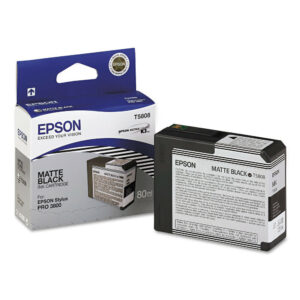 Tinteiro Original Epson T5808 Preto Mate