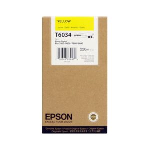 Tinteiro Original Epson T6034 Amarelo