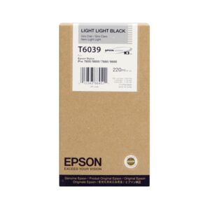 Tinteiro Original Epson T6039 Preto Ultra Claro