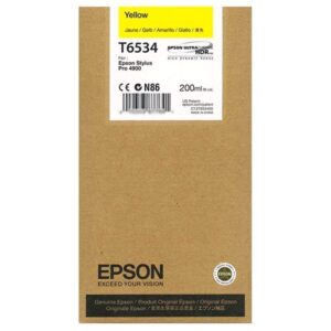 Tinteiro Original Epson T6534 Amarelo