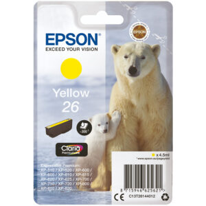 Tinteiro Original Epson nº26 Amarelo