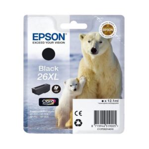 Tinteiro Original Epson nº26 XL Alta Capacidade Preto