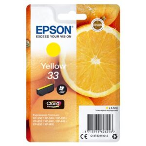 Tinteiro Original Epson nº33 Amarelo