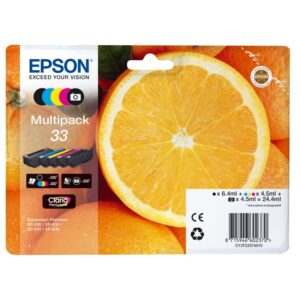 Tinteiro Original Epson nº33 Multipack de 5 cores