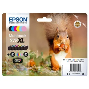 Tinteiro Original Epson nº378 XL Multipack de 6 cores