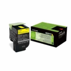 Toner Original Lexmark 802HY Amarelo