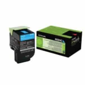 Toner Original Lexmark 802HC Azul