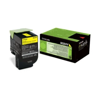 Toner Original Lexmark 802HY Amarelo