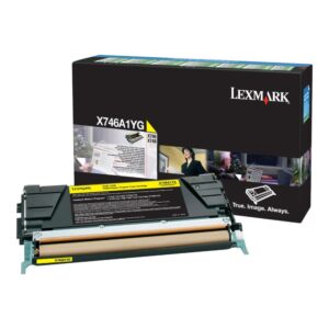 Toner Original Lexmark X746A1YG Amarelo