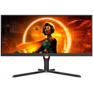 Monitor Gaming Aoc U34G3XM 34" 144Hz UWQHD 1ms Hdmi Dp Preto