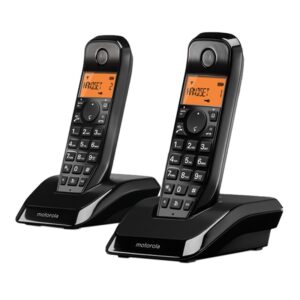 Telefone Motorola S1202 Preto Pack 2