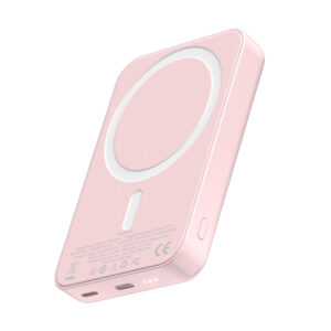 PowerBank Halfmman Magnet Wireless PD 20W Rosa 1