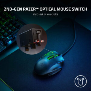 Rato Gaming Razer Naga X MMO Rgb 18000Dpi Preto