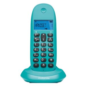 Telefone Motorola C1001 Azul Turquesa