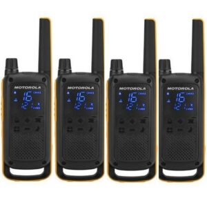 Walkie Talkie Motorola T82 Extreme Walkie Talkie 16 Canais 10Km Pack 4