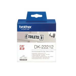 Rolo Etiquetas Original Brother DK22212 62mm x 15.24 metros