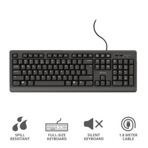 Teclado Trust Primo PT Preto