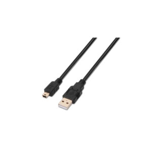 Cabo USB 2.0 Aisens USB Macho - USB Mini Macho 3m Preto