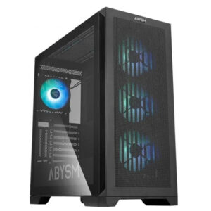 Caixa Abysm Gaming Danube Mura BX300 ARGB E-ATX Preta