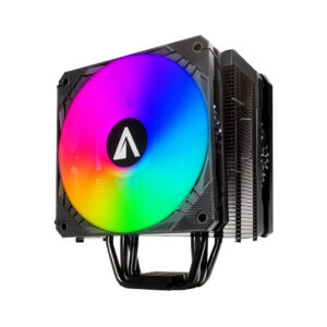 Dissipador Abysm Gaming Aire Snow IV ARGB 4 Pipes Cooler de CPU 120mm Preto