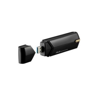 Adaptador Wi-Fi Asus USB-AX56 USB AX1800 Dual Band Preto