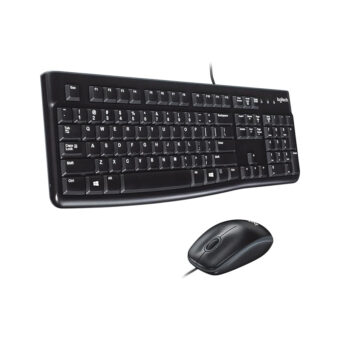 Conjunto Logitech MK120 USB Teclado + Rato 1000dpi 3 Botões Português