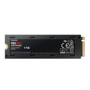 Disco SSD Samsung 980 PRO 1TB M.2 2280 PCIe 4.0 com Dissipador PS5 e PC