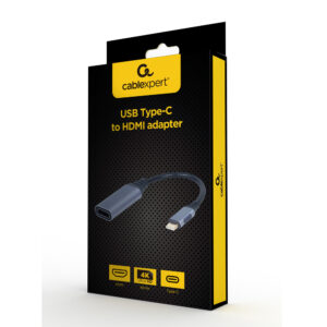 Adaptador Gembird Type-C para Hdmi Fêmea Preto