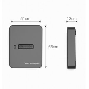 Docking Station Type-C para SSD M.2 Sata e M.2 Nvme