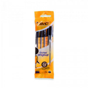 Esferográfica Bic Cristal Original Pack de 5 Preto