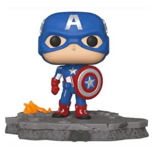 Funko Pop! Avengers Assemble Captain America - Marvel Avengers Deluxe