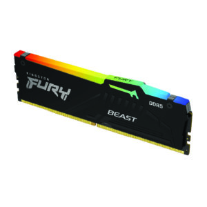 Memoria Dimm Kingston FURY Beast RGB 8Gb Ddr5 5600 Mhz 1.25V CL40 unbuffered - on-die ECC