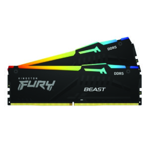 Memoria Dimm Kingston Fury Beast RGB 32Gb (2x16Gb) Ddr5 5600Mhz 1.25V CL40