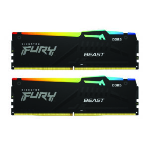 Memória Dimm Kingston Fury Beast RGB 32Gb (2x16Gb) Ddr5 6000MHz CL30