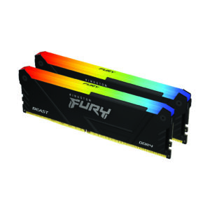 Memoria Dimm Kingston Fury Beast Rgb 32Gb (2x16Gb) DDR4 3200MHz 1.35V CL16