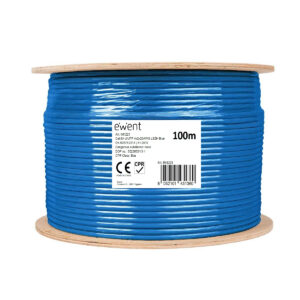 Bobine Ewent Cabo Rede CAT6A U/UTP,LSZH 100m