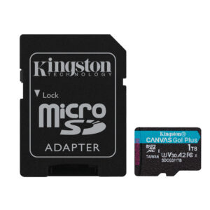 Micro Sd Kingston Canvas Go Plus 1Tb class10 UHS-I U3 V30 A2(170MB/s-90MB/s)