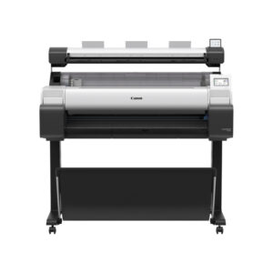 Plotter Canon TM-340 de 36"(A0) 2400x1200ppp/ velocidade 21 seg/A1 em CAD/ alimentação de rolo/ tinteiros de 55ml/ com Pedestal incluído