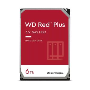 Disco Duro WD Red Plus 6Tb 256Mb 3.5" SATA 6Gb/s 5400rpm