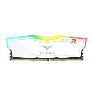 Memoria Dimm Team Group Kit 16GB (2 x 8GB) DDR4 3200MHz Delta RGB Branco