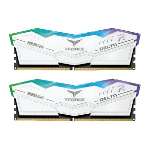 Memoria Dimm Team Group Kit 32GB (2 x 16GB) DDR5 7200MHz Delta RGB Branco