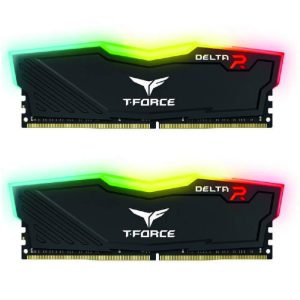 Memoria Dimm Team Group Kit 32GB (2 x 16GB) DDR4 3600MHz Delta RGB Preto