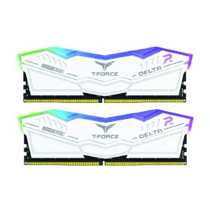 Memoria Dimm Team Group Kit 32GB (2 x 16GB) DDR5 6200MHz Delta RGB Branco