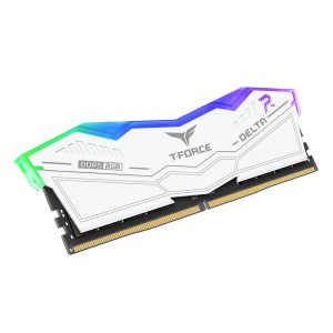 Memoria Dimm Team Group Kit 32GB (2 x 16GB) DDR5 6000MHz Delta RGB Branco