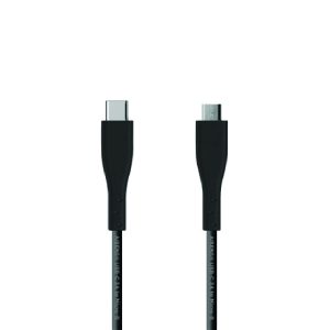 Cabo USB 2.0 Aisens A107-0350 USB Tipo-C Macho - Micro Usb até 15W 60Mbps 2m Preto