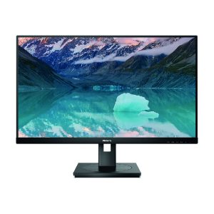 Monitor Profissional Philips 242S9JML 23.8" Full HD Multimedia Regulavel em Altura e Pivot HDMI DP VGA DVI