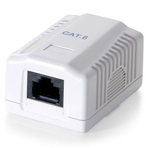 Tomada Equip 1 porta RJ45 UTP Cat6