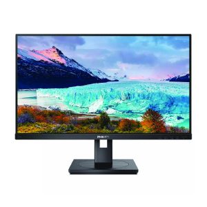 Monitor Philips 24" Ips FullHD HDMI Display Port Usb-C Colunas Regulável em Altura e com Pivot 243S1/00