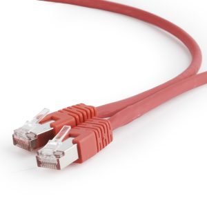 Cabo Rede Gembird Cat 6A LSZH 2 Metros Vermelho